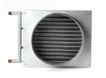 Канальный нагреватель-калорифер NWPk 200/2 водяной круглый Неватом