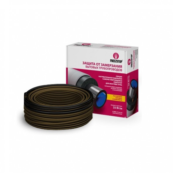 Греющий кабель Freezstop-25-6 на трубу