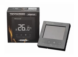 Терморегулятор Теплолюкс Pontus Space черный