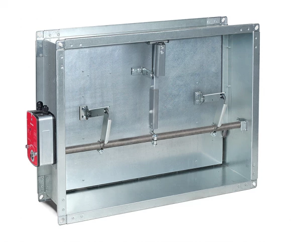 Клапан KD-120-600*600-F2-SN-MN220-04 дымоудаления